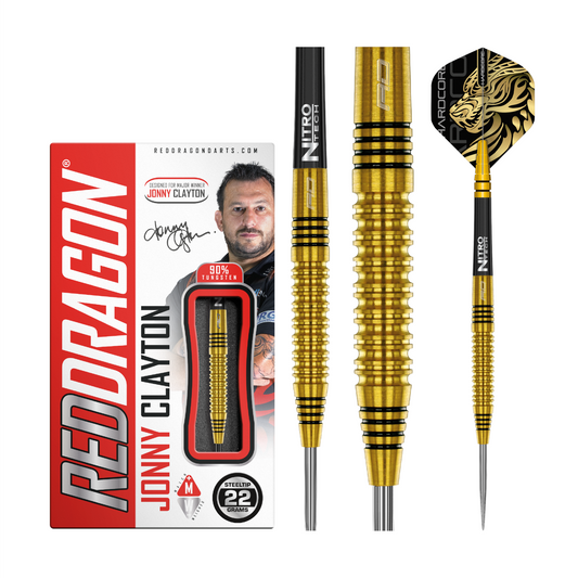 Steeldart REDDRAGON Jonny Clayton Gold 90%