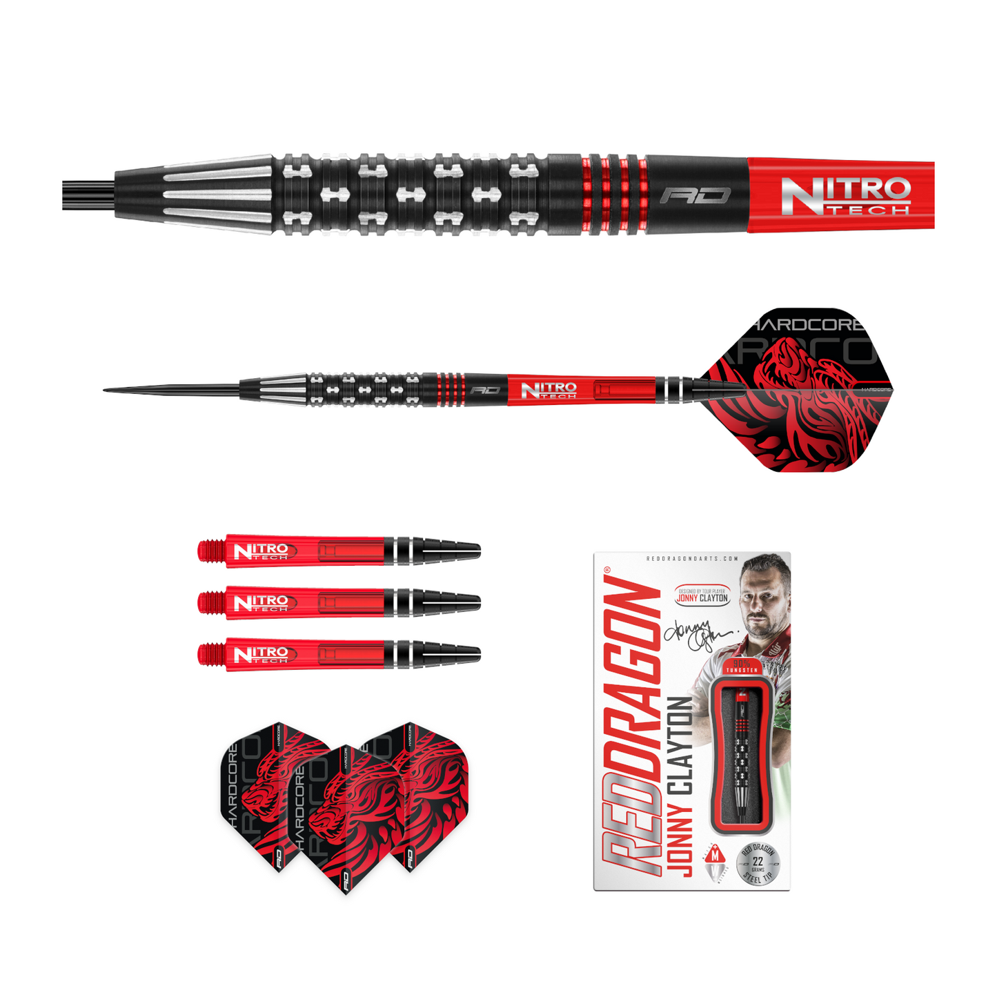 Steeldart REDDRAGON Jonny Clayton Premier League SE 90%