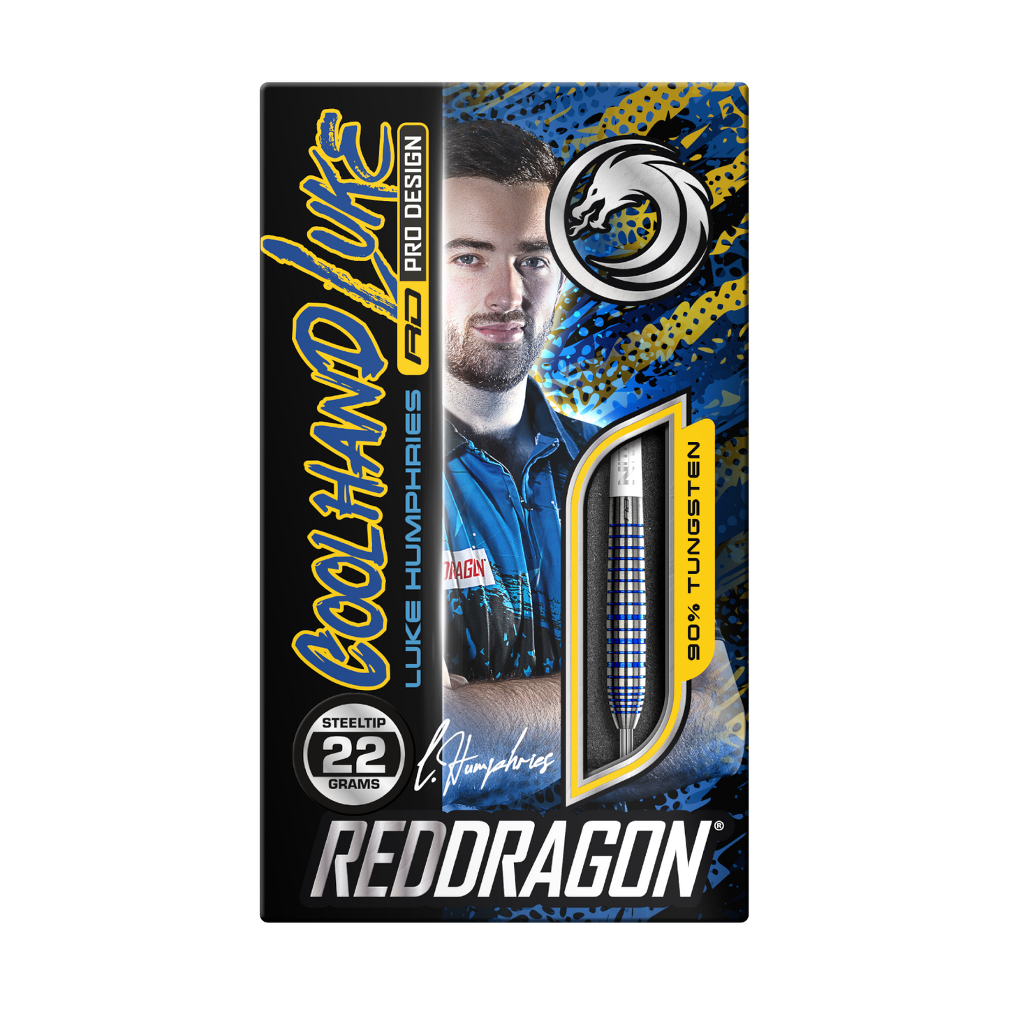 Steeldart REDDRAGON Luke Humphries TX3 Cool Blue S.E 90%