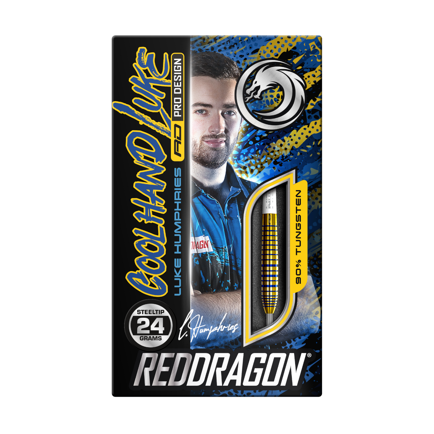 Steeldart REDDRAGON Luke Humphries TX3 Gold S.E 90%