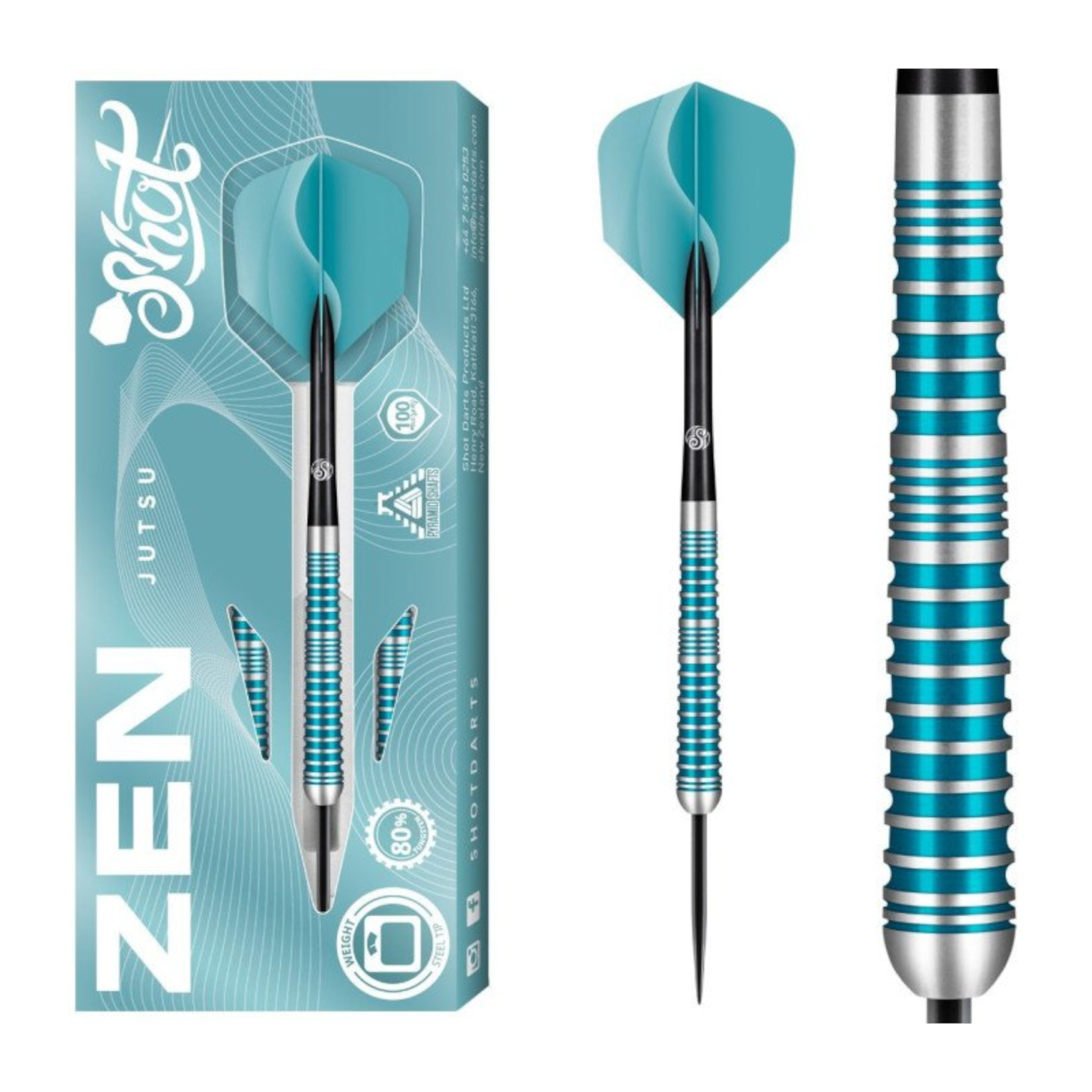 Steel Jutsu Steeldart SHOT Zen Jutsu 2.0 80% – Dartlegion