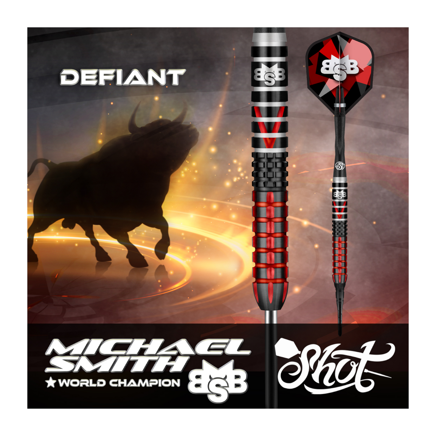 Softdart SHOT Michael Smith 90% Defiant