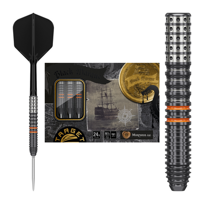 Steeldart TARGET JAPAN BLACK MARQUE MORPHEUS GEN2 90% Swiss Point