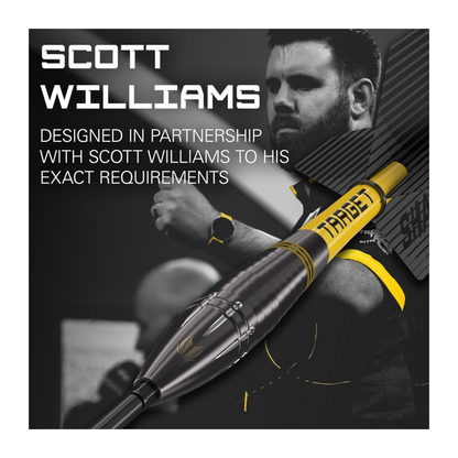 Steeldart TARGET Scott Williams Black 90% Swiss Point