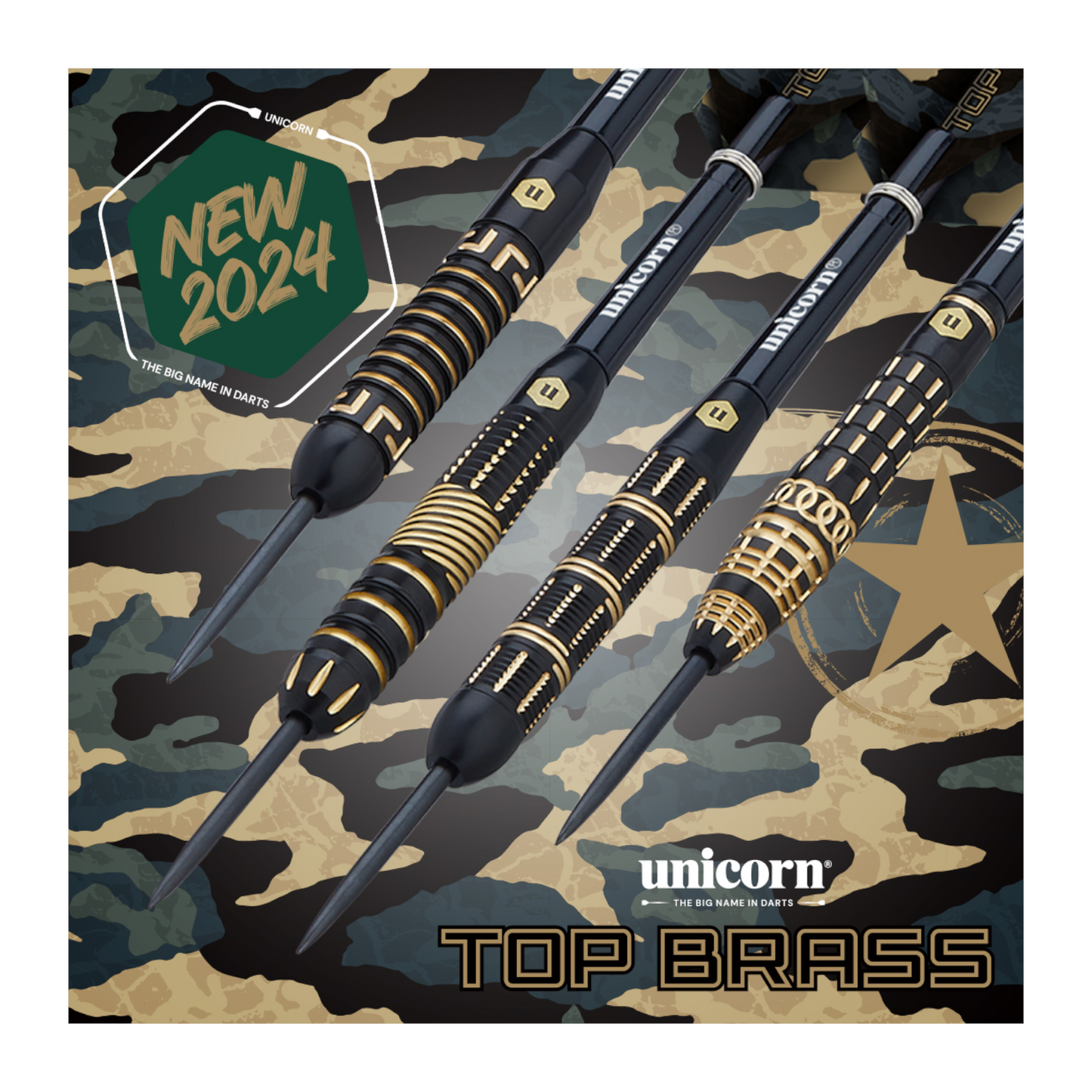 Steeldart UNICORN Top Brass 4