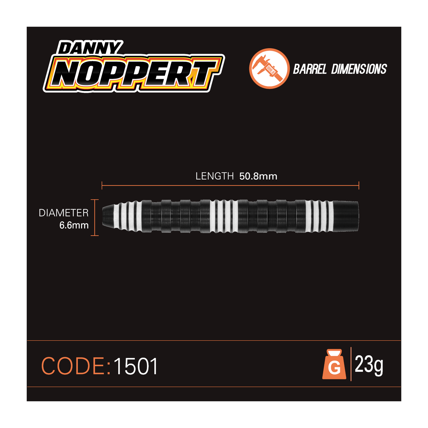 Steeldart WINMAU Danny Noppert 85%