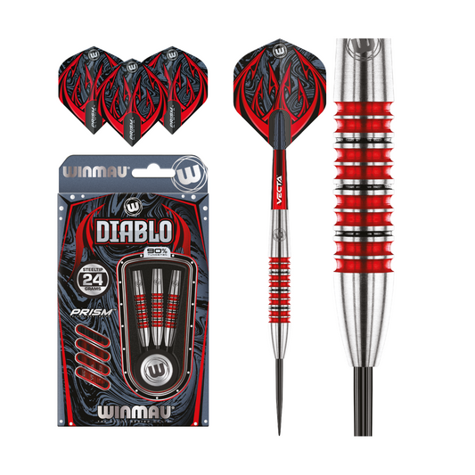 Steeldart WINMAU Diablo 90%