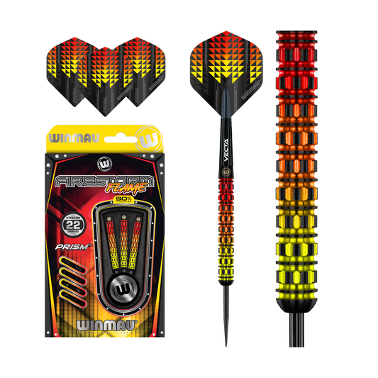 Steeldart WINMAU Firestorm Flame 90%