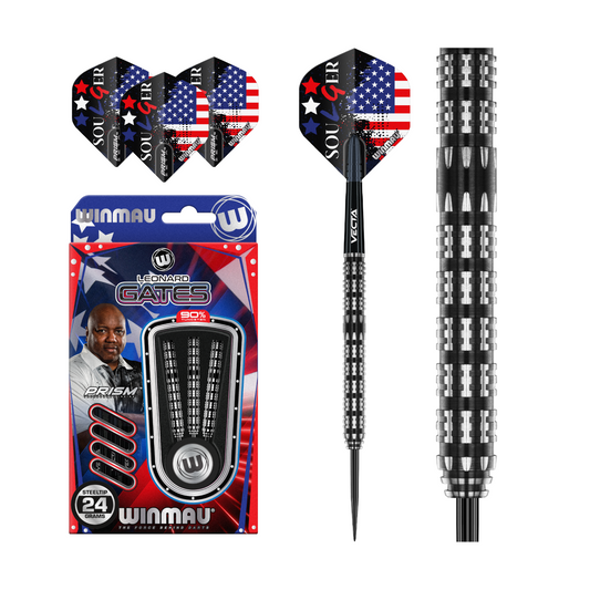 Steeldart WINMAU Leonard Gates 90%