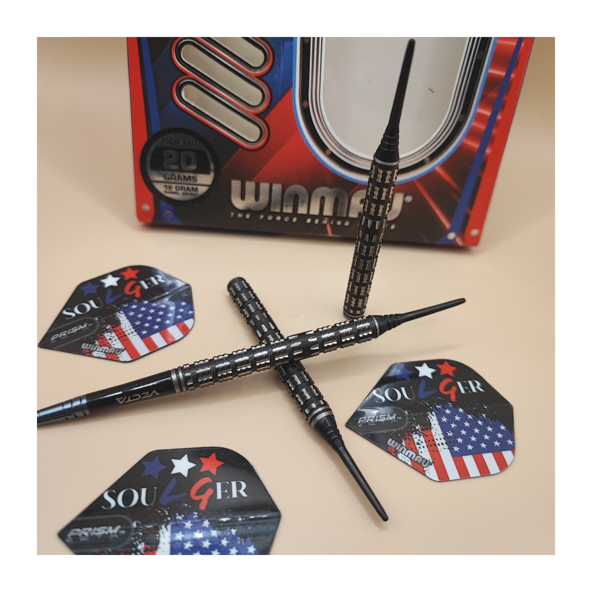 Softdart WINMAU Leonard Gates 90%