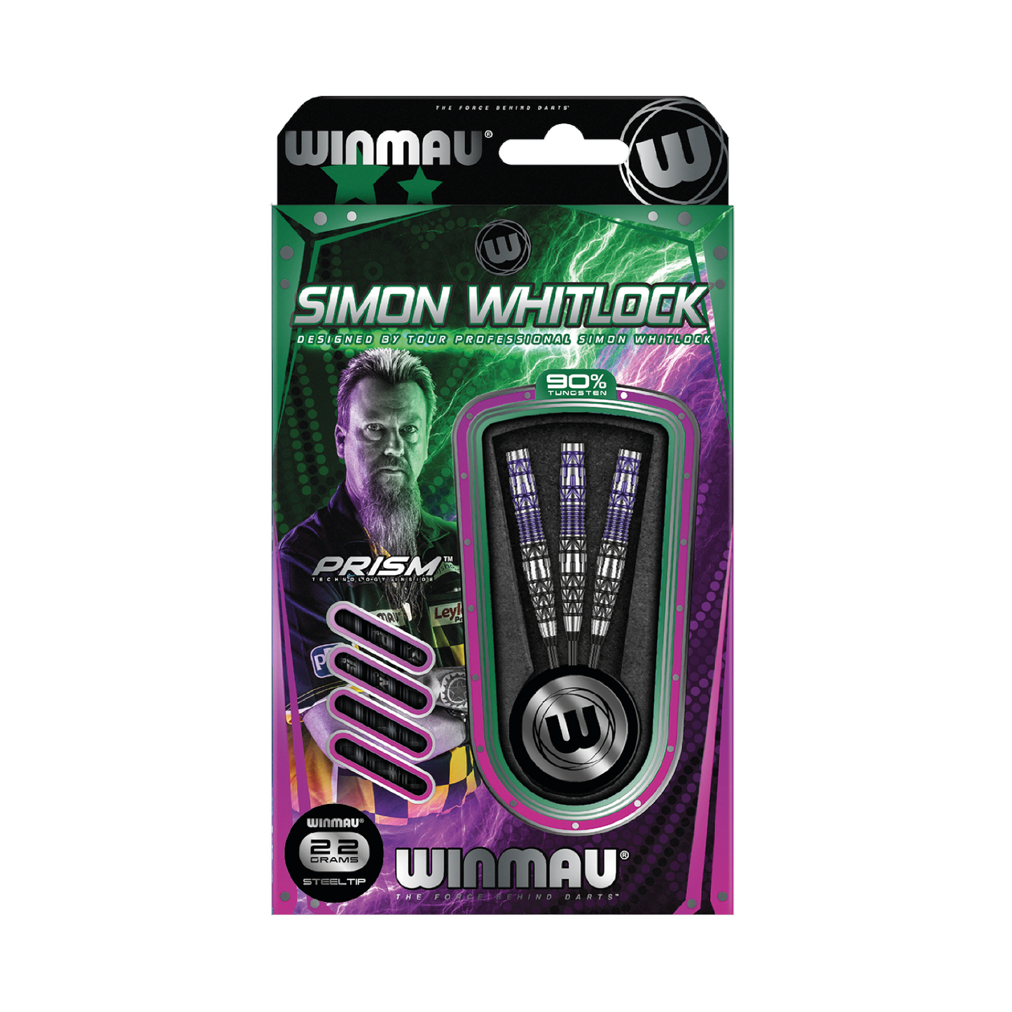 Steeldart WINMAU Simon Whitlock Special Edition 90%