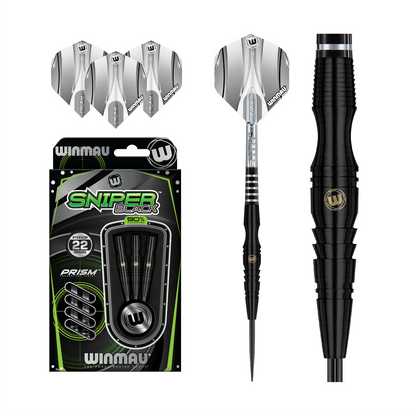 Steeldart WINMAU Sniper Black 90%