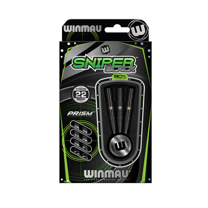 Steeldart WINMAU Sniper Black 90%