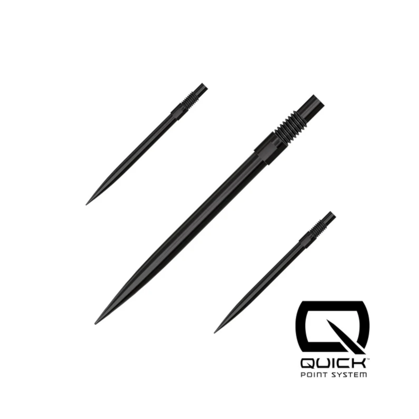 Steeldart Spitzen HARROWS QUICK Points Black