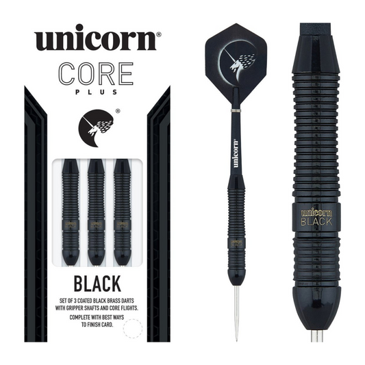 Steeldart UNICORN Core Plus Black Brass S2