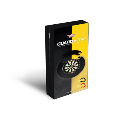 Dartboard Surround BULL'S Guard Foam 4-teilig Schwarz