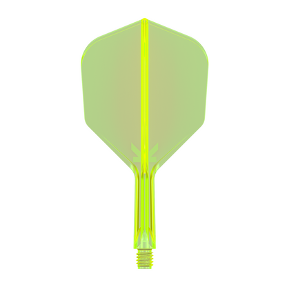 Dart Flights TARGET K-FLEX Shape No.6 Neon Gelb