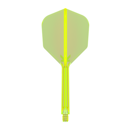 Dart Flights TARGET K-FLEX Shape No.6 Neon Gelb