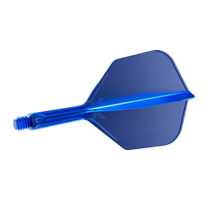 Dart Flights TARGET K-FLEX Shape No.6 Blau