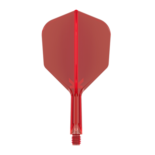 Dart Flights TARGET K-FLEX Shape No.6 Rot