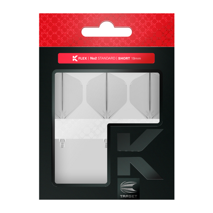 Dart Flights TARGET K-FLEX Standard No.2 Clear