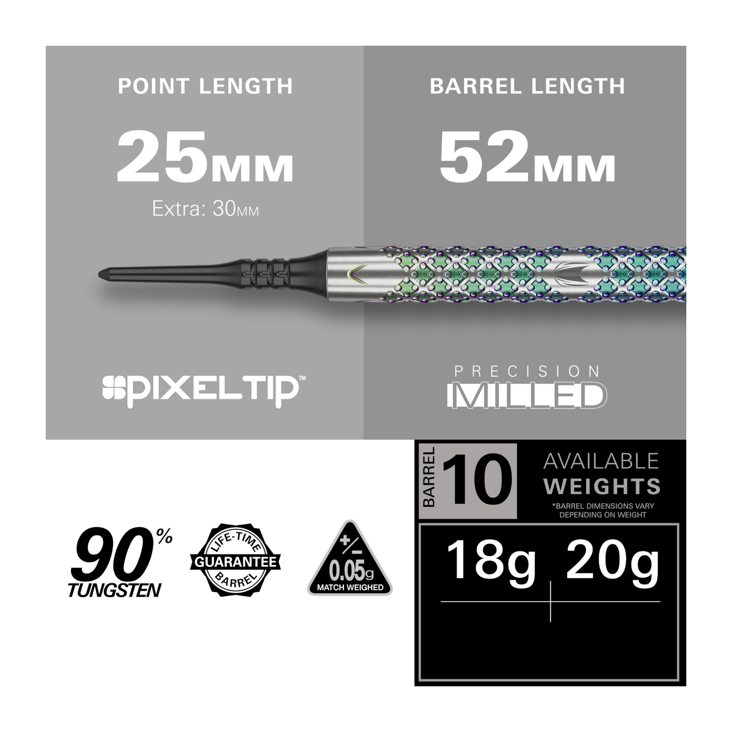 Softdart TARGET Rove 90% 10