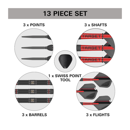 Steeldart TARGET SCOPE 01 90% Swiss Point