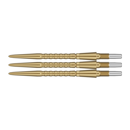 Steeldart Spitzen TARGET SWISS POINT Storm Surge Gold 35 mm