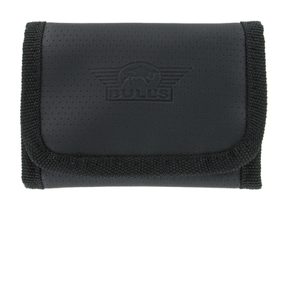 Dart Case BULL'S Trifold Deluxe Schwarz Soft Feel