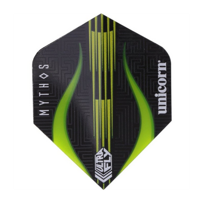 Dart Flight UNICORN Ultrafly 100 Mikron No.2 Mythos Minotaur Lime