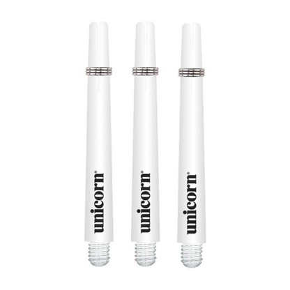 Dart Shaft UNICORN Gripper 3 White 5er Pack