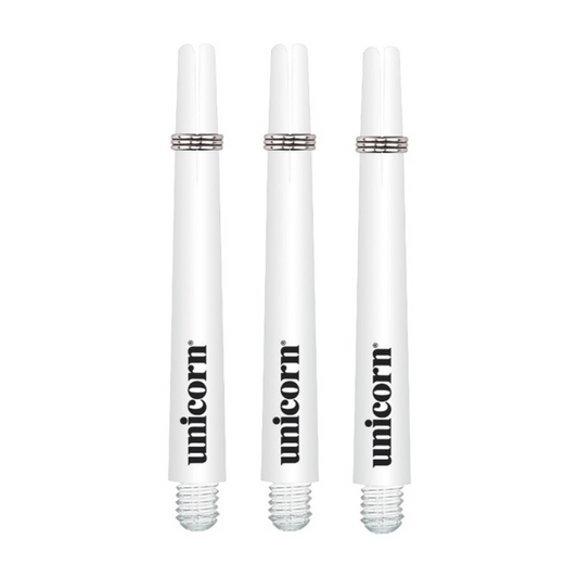 Dart Shaft UNICORN Gripper 3 White 5er Pack