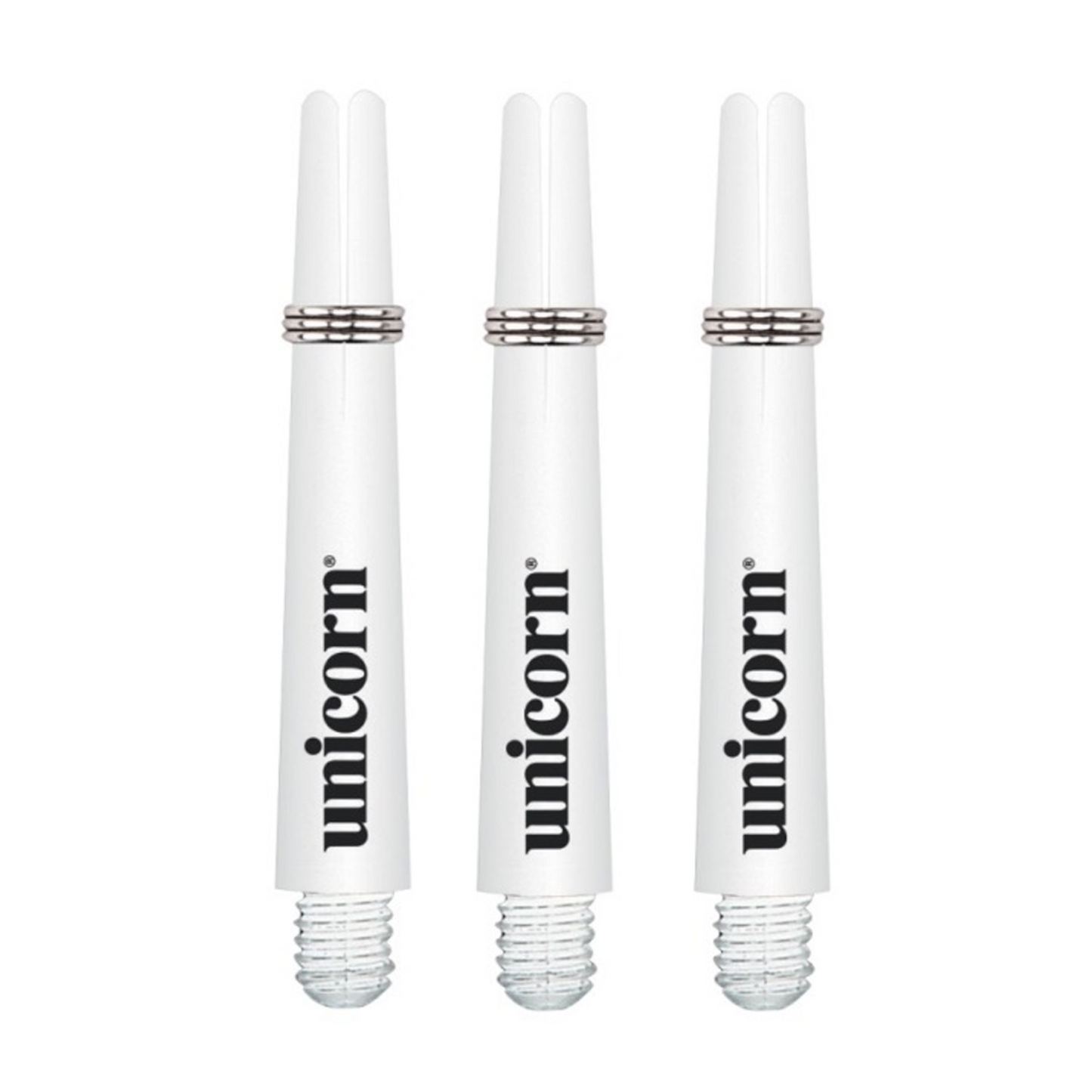 Dart Shaft UNICORN Gripper 3 White 5er Pack