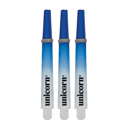 Dart Shaft UNICORN Gripper 3 Two-Tone Blue Medium 5er Pack