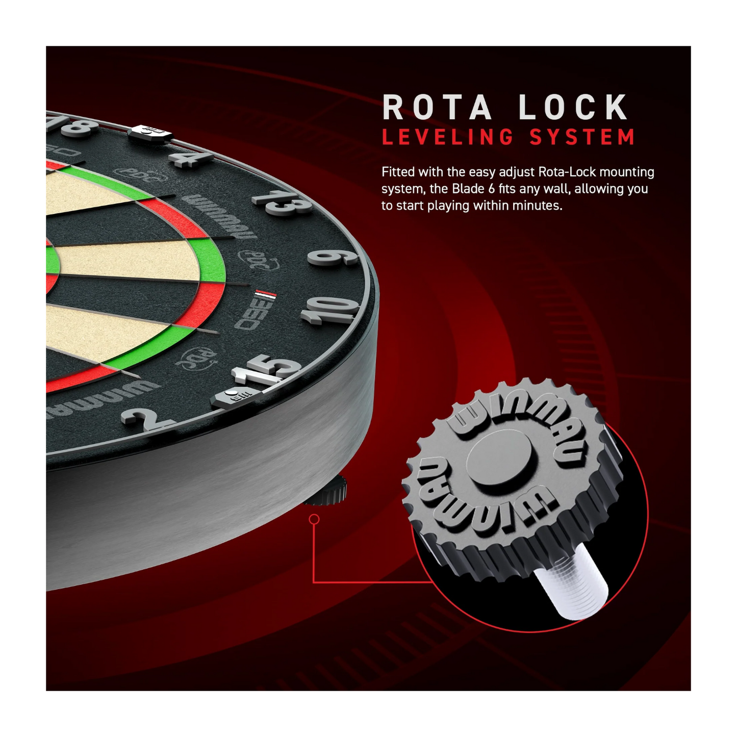 Dartboard Winmau Blade 360 Triple Core