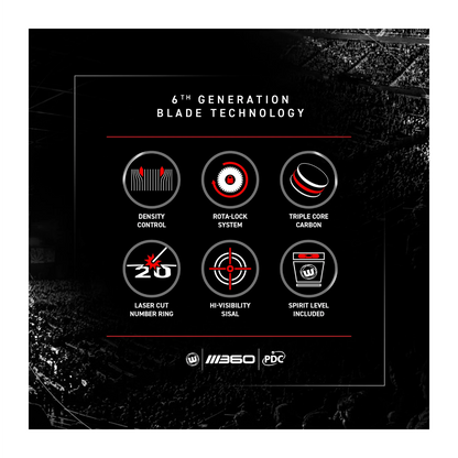 Dartboard Winmau Blade 360 Triple Core