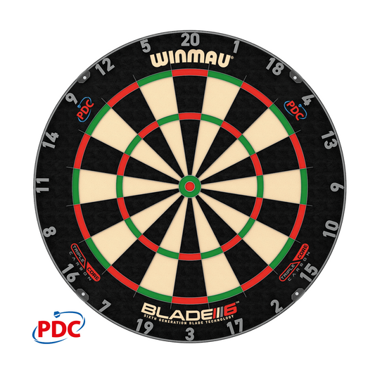 Dartboard WINMAU Blade 6 Triple Core Carbon PDC