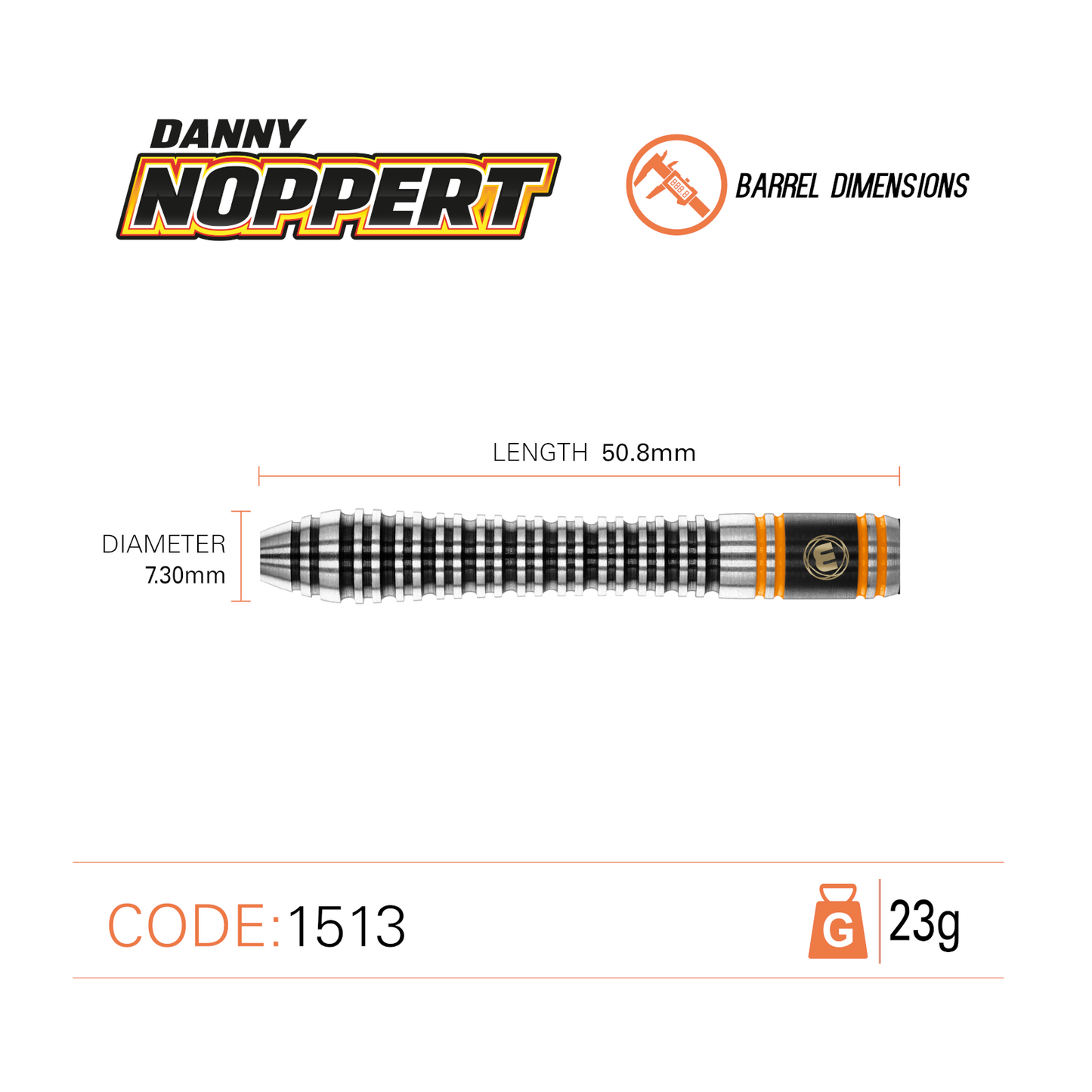 Steeldart WINMAU Danny Noppert Signature Edition 2.0 90%